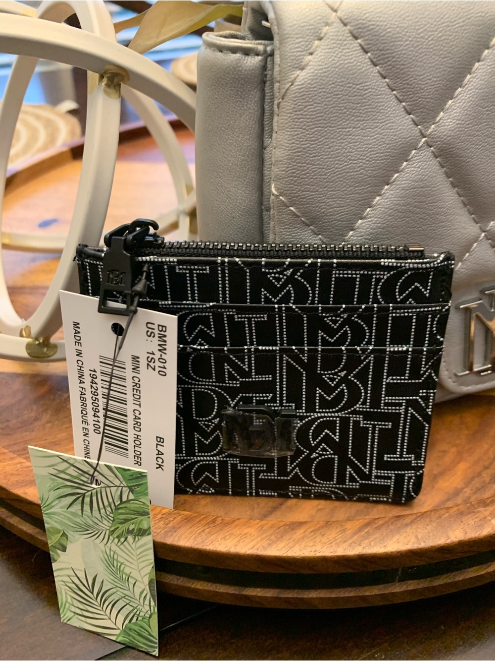 BADGLEY MISCHKA MINI Handbag and credit card wallet vegan leather NEW WITH TAGS - Picture 11 of 15